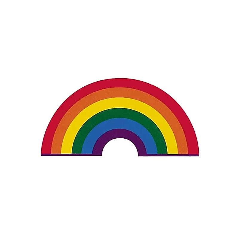 9676 Raamsticker Kleine Regenboog - 8 cm - Afbeelding 1