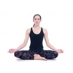 Yoga legging zwart met Mandala print biologisch L