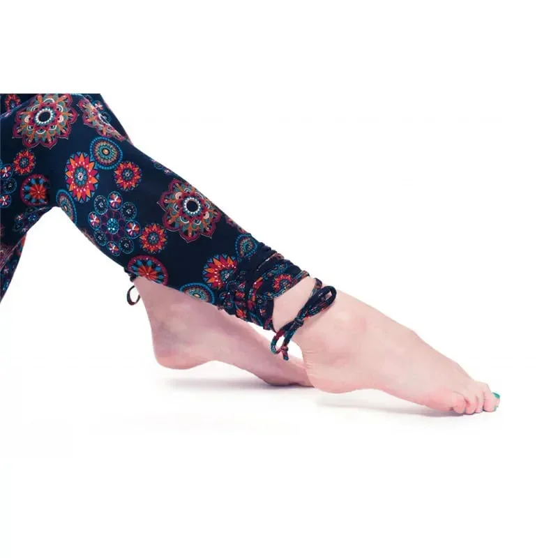 Yoga legging zwart met Mandala print biologisch L - Afbeelding 2