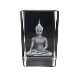 Laserblok Boeddha Thai - 5x5x8 cm