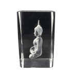 Laserblok Boeddha Thai - 5x5x8 cm - Afbeelding 3