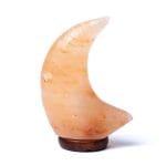 Zoutlamp maanvormig met snoer en LED lamp - Afbeelding 3