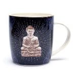 Theemok met zeef Boeddha blauw