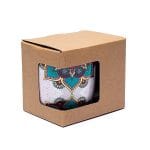 Theemok met zeef Mandala turquoise - Afbeelding 2