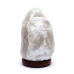 Zoutlamp wit met snoer en LED lamp