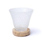 Edelsteenlamp bloem des levens met snoer en LED lamp