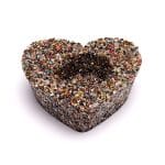 Waxinelichthouder hart gemixte edelstenen - Afbeelding 2