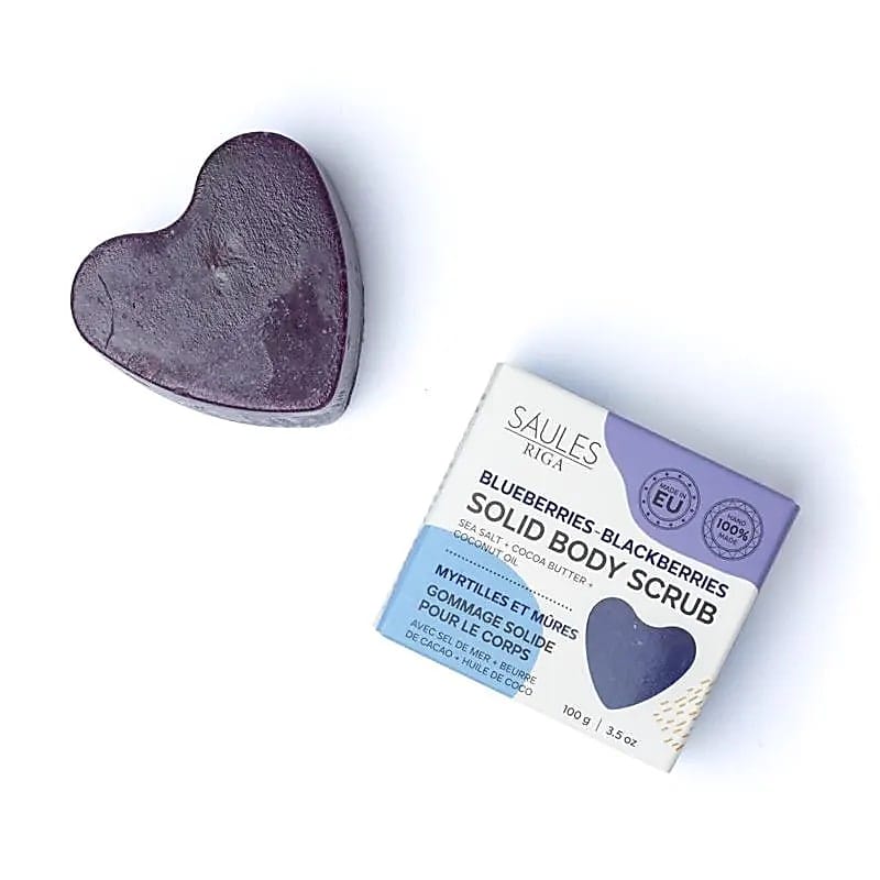 9728 Natuurlijke scrub zeep bosbessen bramen - Afbeelding 1