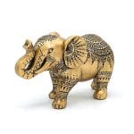 Deco Olifant goudkleurig - 22 cm c 10 cm x 13 cm