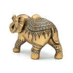 Deco Olifant goudkleurig - 22 cm c 10 cm x 13 cm - Afbeelding 3