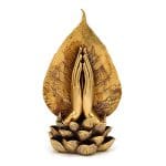 Deco Biddende handen goudkleurig- 15 cm x 11,5 cm x 26 cm