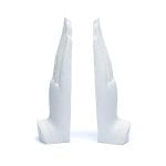 Namaste Mudra Handen met Boeddha's wit - 21 cm - Afbeelding 2