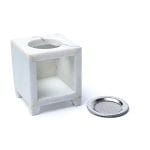 Wierookbrander bloem des levens wit marmer - Afbeelding 2