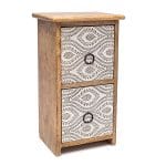 Ladenkastje blad print-15 cm x 31 cm