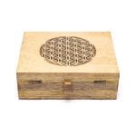 Theedoos Bloem des Levens- 23cm x 18cm x 8cm - Afbeelding 3