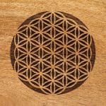 Theedoos Bloem des Levens- 23cm x 18cm x 8cm - Afbeelding 2