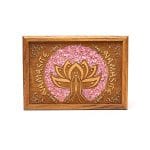 Tarot of sieradendoos lotus namaste rozenkwarts-18 cm x 13 cm - Afbeelding 2