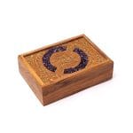 Tarot- of sieradendoos healing hands amethist - 18 cm x 13 cm