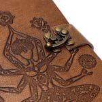 Notitieboek Chakra Meditatie met kunstlederen kaft -  ±13 cm x 18 cm - Afbeelding 4