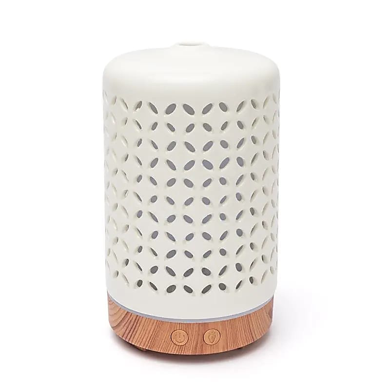 14215 Aroma diffuser Bloem des Levens keramiek USB - 9 cm x 15 cm - Afbeelding 1