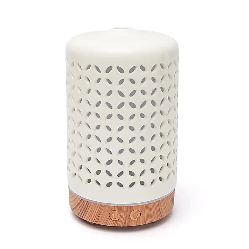 Aroma diffuser Bloem des Levens keramiek USB - 9 cm x 15 cm - Afbeelding 4