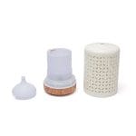 Aroma diffuser Bloem des Levens keramiek USB - 9 cm x 15 cm - Afbeelding 3