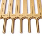 Stemvorken Chakra serie goudkleurig ongewogen - 43 cm x 29 cm - Afbeelding 3