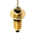 Pendel messing verguld Bloem des Levens - 5 cm - Afbeelding 3