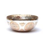 Verzilverde klankschaal Medicijnboeddha - ±29 cm -  ±2550-2750 gram