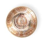 Verzilverde klankschaal Medicijnboeddha - ±29 cm -  ±2550-2750 gram - Afbeelding 4