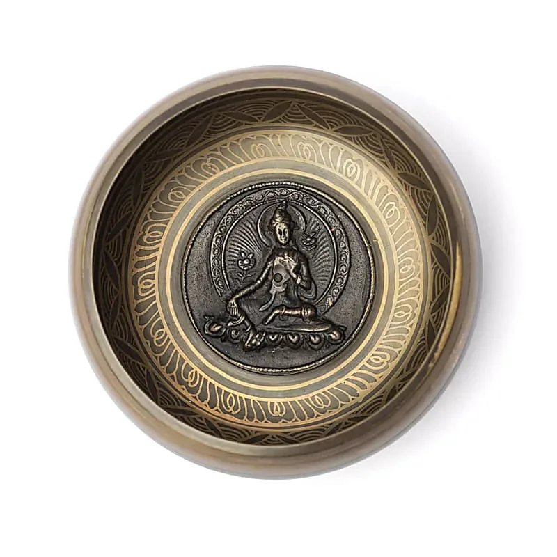 Klankschaal met Tara - ±13 cm - Afbeelding 2