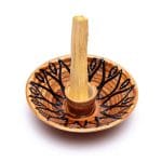 Palo santo wierookhouder bruin -  ± 12,5 cm x 3,5 cm