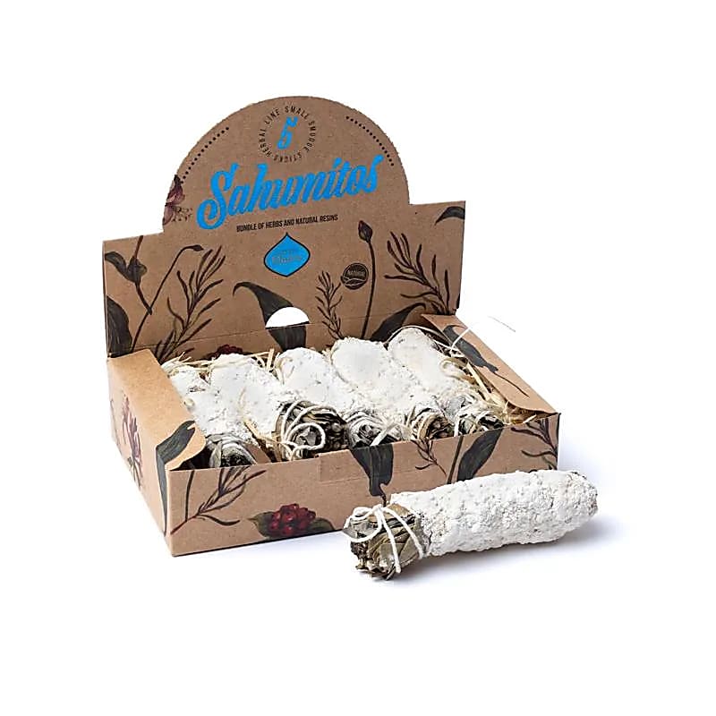 7160 Sagrada Madre Sahumitos smudge Witte Yagra - per 5 in displaydoos - Afbeelding 1
