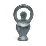 Godinnenbeeldje zeepsteen grijs - Afbeelding 3