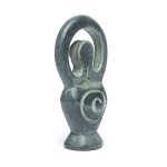 Godinnenbeeldje zeepsteen grijs - Afbeelding 2