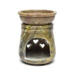 Olieverdamper hartjes zeepsteen -  10 cm x 7.5 cm - Afbeelding 2