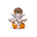 Ganesha met Modaka - 7 cm x 6 cm