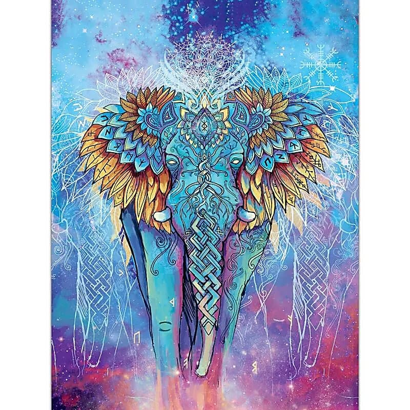 606227 Notitieblokje Olifant - 12,5 cm x 9,5 cm - Afbeelding 1